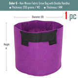 1/2/3/5/7/10/12/15/17/20 Gallon Garden Grow Bags Flower Vegetable Aeration Planting Pot Container Planter Pouch With Handles