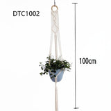 Handmade macrame plant hanger pot holder pot tray/pot hanger pot tray for wall decoration countyard /garden pot tray for plant